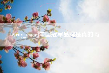 启东中国冠军品牌是真的吗