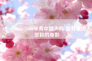 启东5000米有中国人吗-都有中国人坚毅的身影