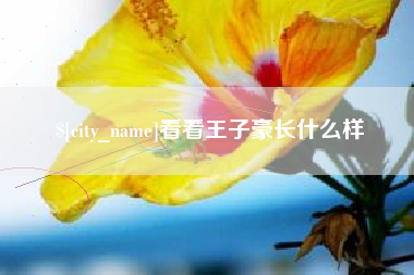 启东看看王子豪长什么样
