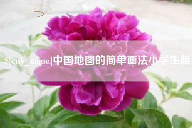 启东中国地图的简单画法小学生版