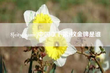 启东中国拿下第9枚金牌是谁