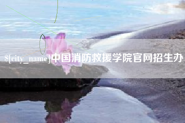 启东中国消防救援学院官网招生办