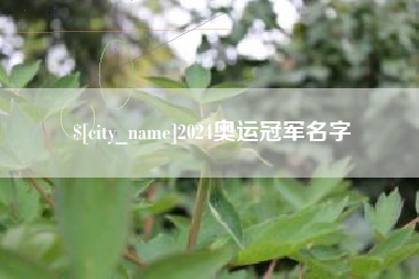 启东2024奥运冠军名字