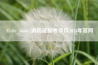 启东消防证报考条件2024年官网
