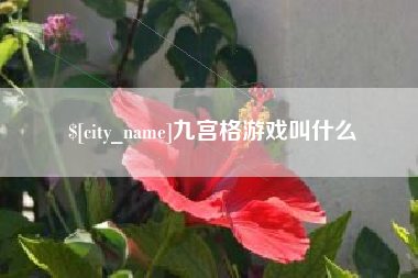 启东九宫格游戏叫什么