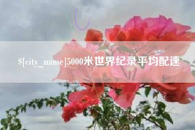 启东5000米世界纪录平均配速