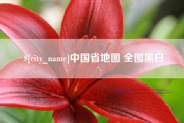 启东中国省地图 全图黑白
