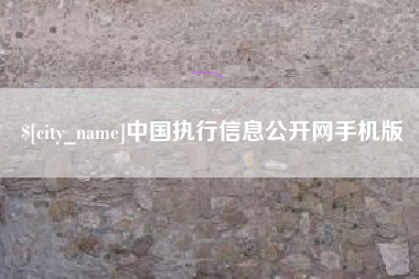 启东中国执行信息公开网手机版