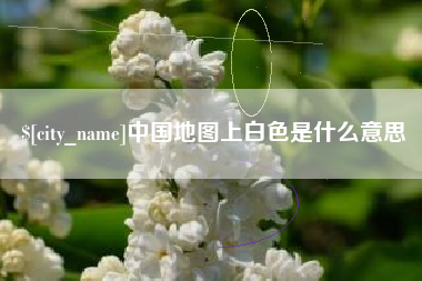 启东中国地图上白色是什么意思