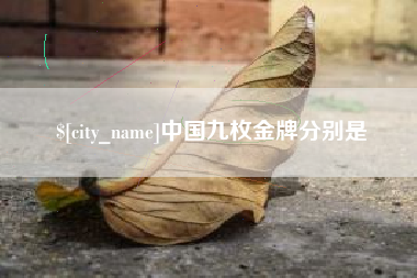 启东中国九枚金牌分别是