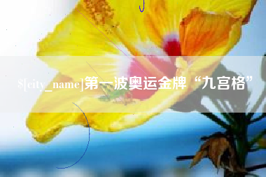 启东第一波奥运金牌“九宫格”