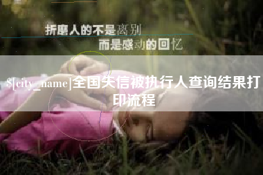 启东全国失信被执行人查询结果打印流程