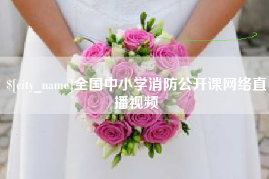 启东全国中小学消防公开课网络直播视频