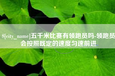 启东五千米比赛有领跑员吗-领跑员会按照既定的速度匀速前进