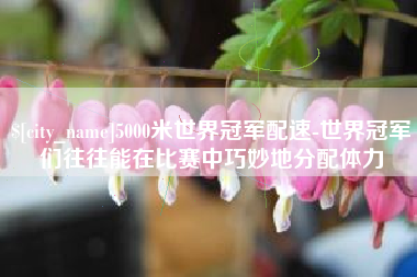 启东5000米世界冠军配速-世界冠军们往往能在比赛中巧妙地分配体力