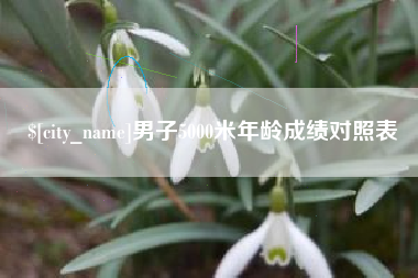 启东男子5000米年龄成绩对照表