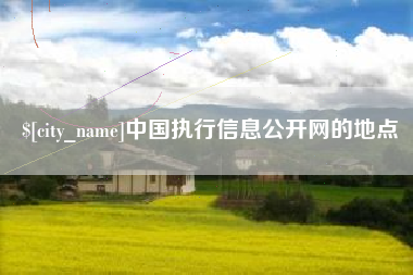 启东中国执行信息公开网的地点