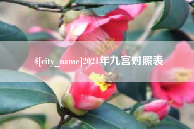 启东2021年九宫对照表