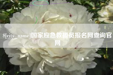 启东国家应急救援员报名网查询官网