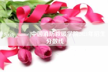 启东中国消防救援学院2021年招生分数线