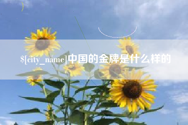 启东中国的金牌是什么样的