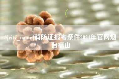 启东消防证报考条件2024年官网烟台福山